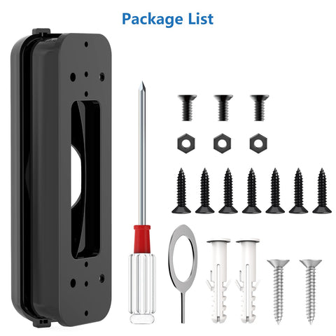 Clear calibration marks simplify aligning the doorbell angle