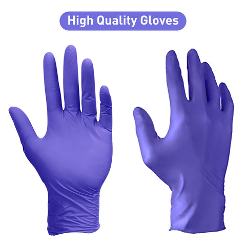 PEIPU Nitrile Gloves on hand show skin-like fit and reliable protection.