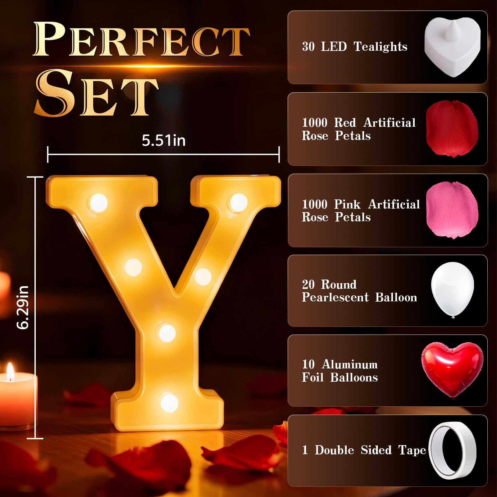 Peledic heart-shaped LED candles create a cozy ambiance for photos.