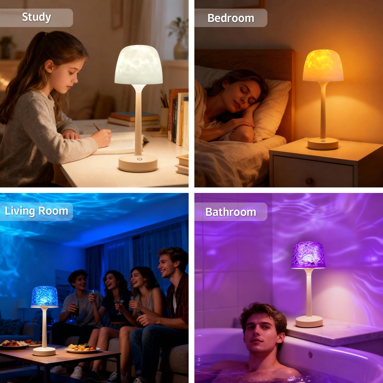 Peledic lamp offers 16 color options for mood customization