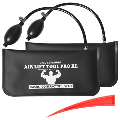 Pelesaurea Air Wedge Bag 2pcs for precise door and window alignment and quick positioning.
