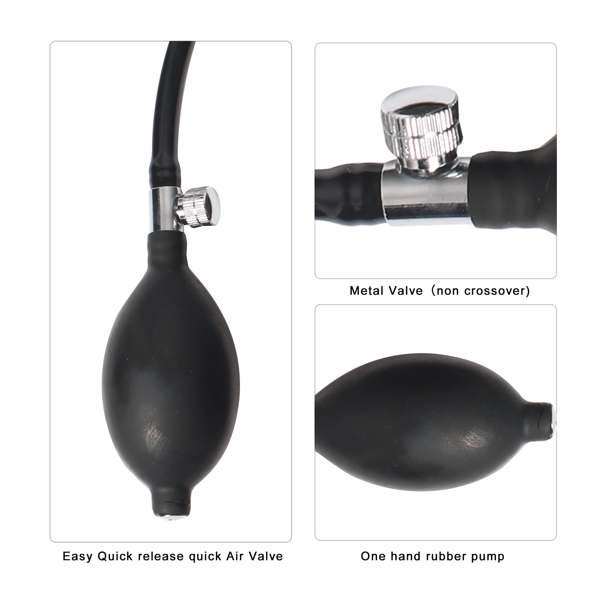 Pelesaurea inflatable air bladder made of TPU for durable, reusable support.