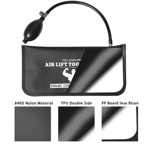 Pelesaurea pry bars included for stable installation and easy leverage during adjustments.