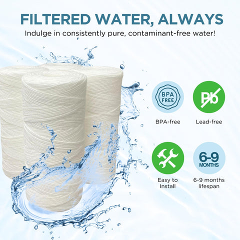 Pelican Water easy installation tip image for quick filter swaps.