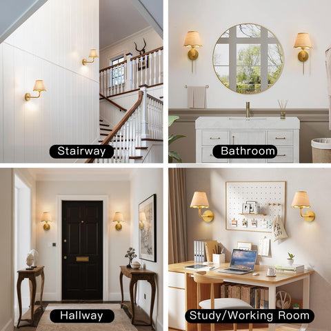 PENACINY versatile wall sconce ideal for bedroom or living room ambiance.