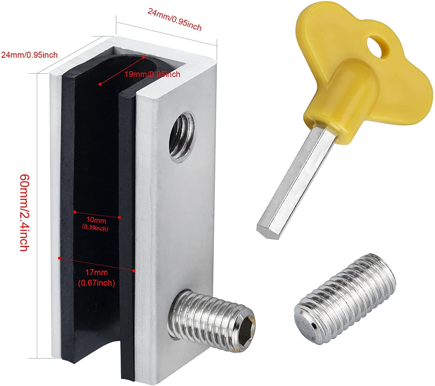 PENMAMA screw-in design shown with hex key for secure installation