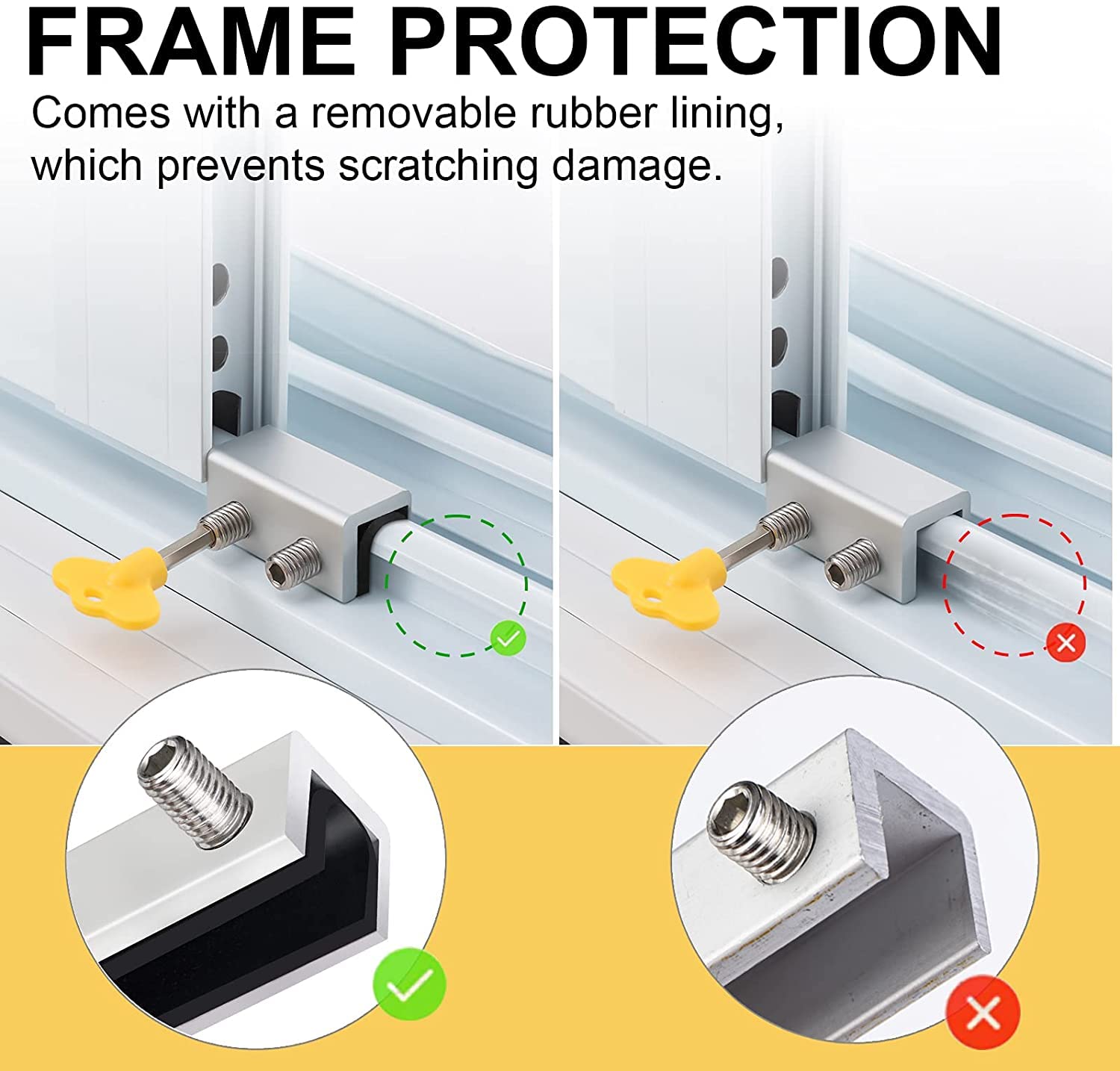 PENMAMA yellow key handle is easy to locate