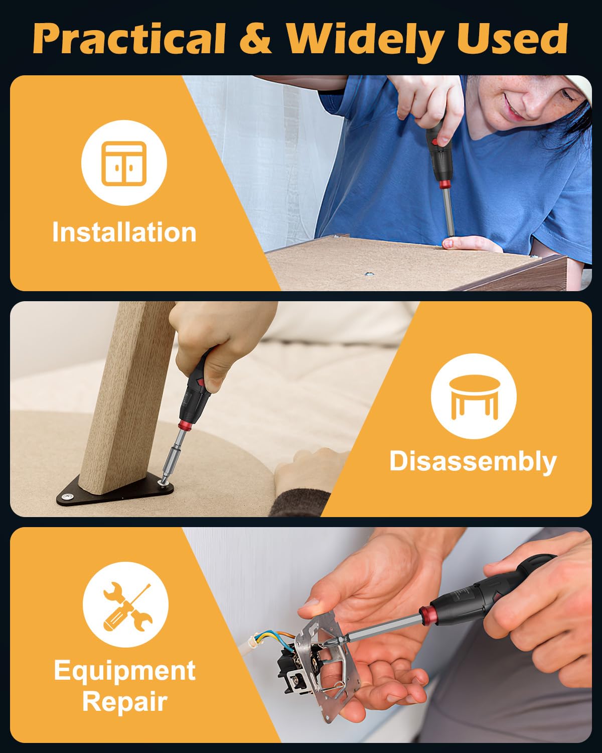 PENTASPI compact cordless tool is easy to carry for DIY projects.