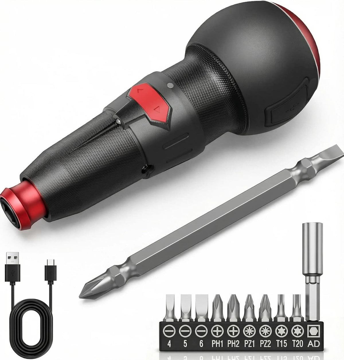 PENTASPI cordless screwdriver with dual-mode torque for precise electronics assembly.