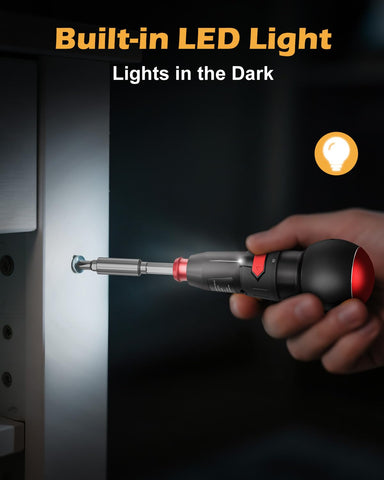 PENTASPI ergonomic ball-grip design supports one-handed control.