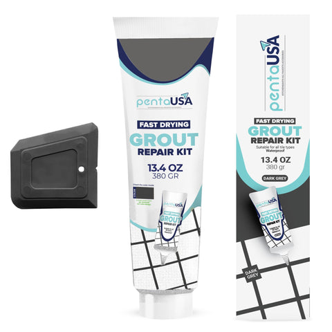 PentaUSA tile grout large tube for quick premix repair projects.