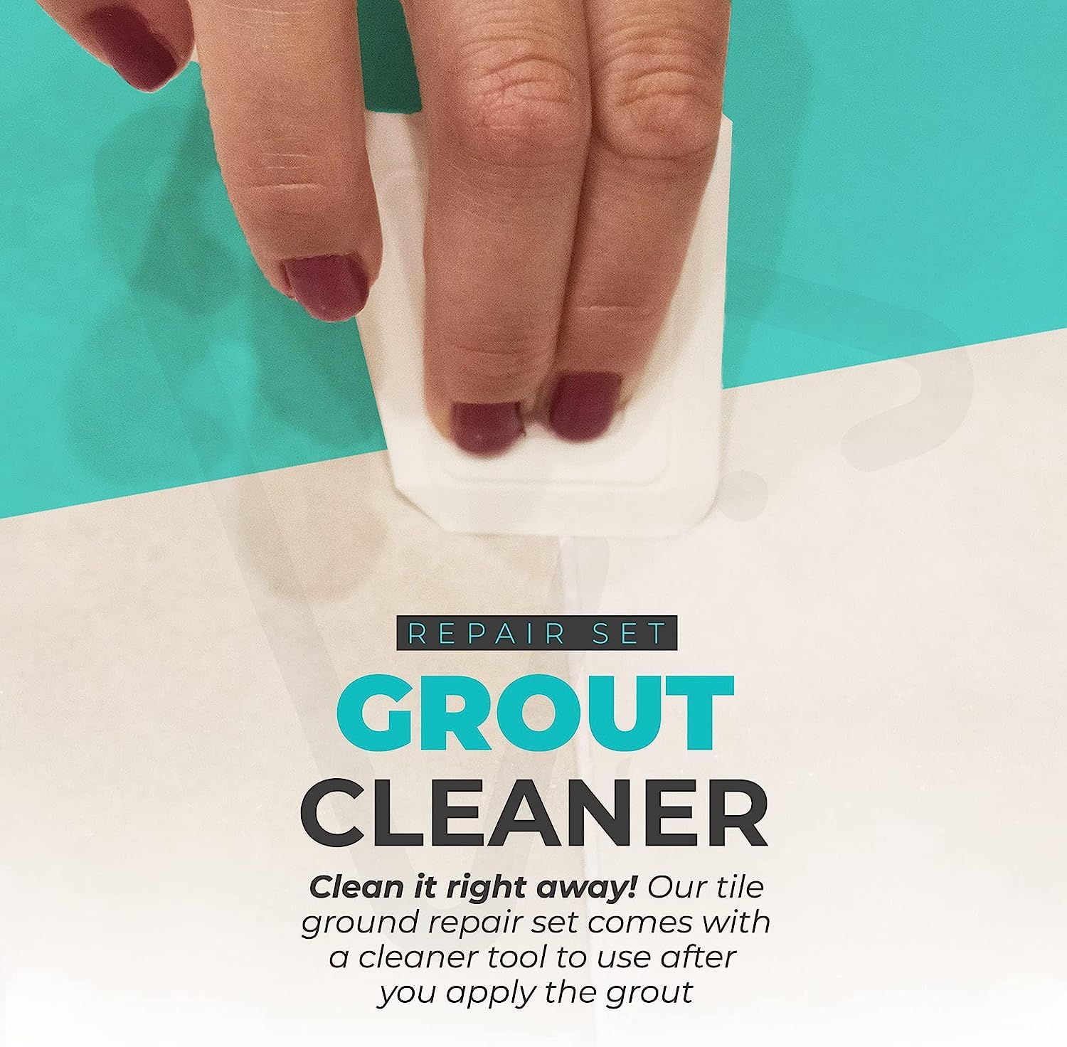 PentaUSA Tile Grout on shower tiles offers water-resistant repairs.