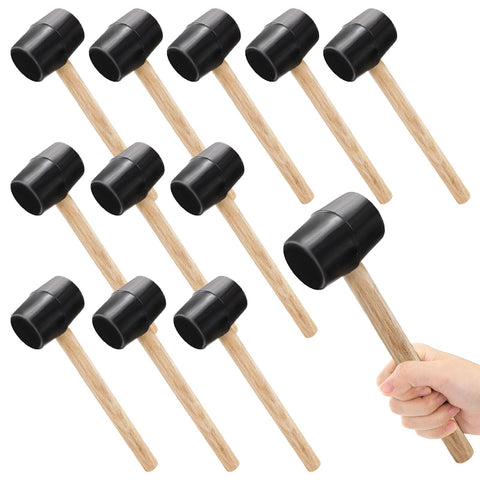 Peohud rubber mallet face close-up showing 1.7-inch surface for controlled blows