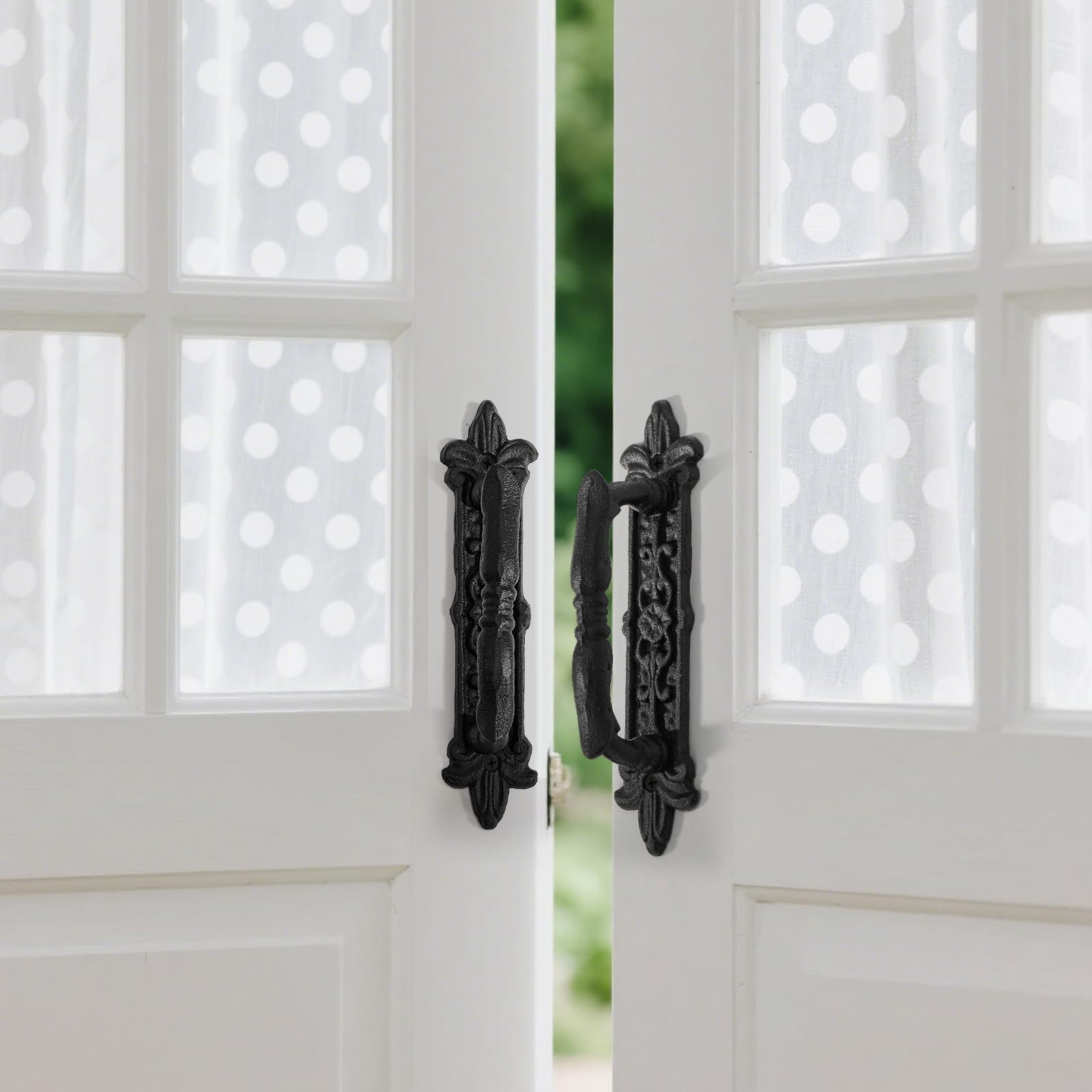 Peohud 2-pack door handle set includes mounting screws