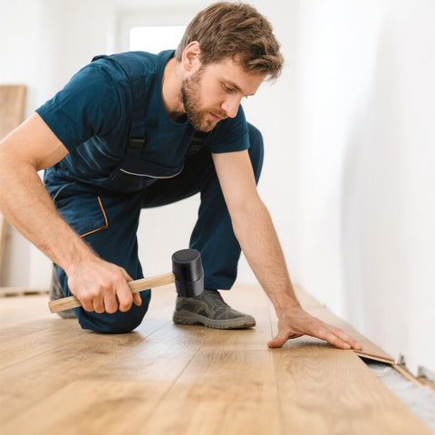 Peohud flooring and tile setting scenario for precise impact
