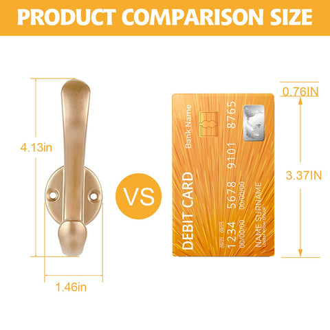 PEOIAOY aluminum alloy hook resists rust in bathroom