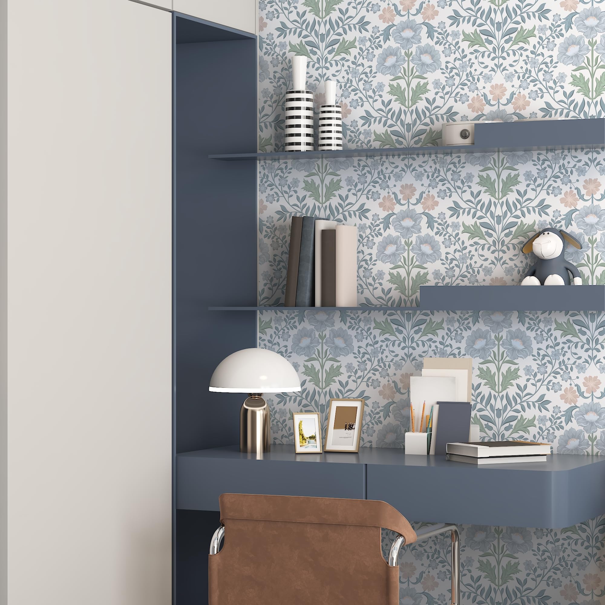 PeonyQueen DIY renters-friendly wallpaper for fast room refresh
