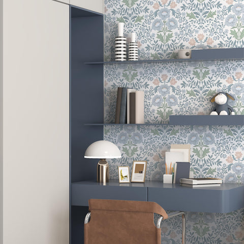 PeonyQueen DIY renters-friendly wallpaper for fast room refresh