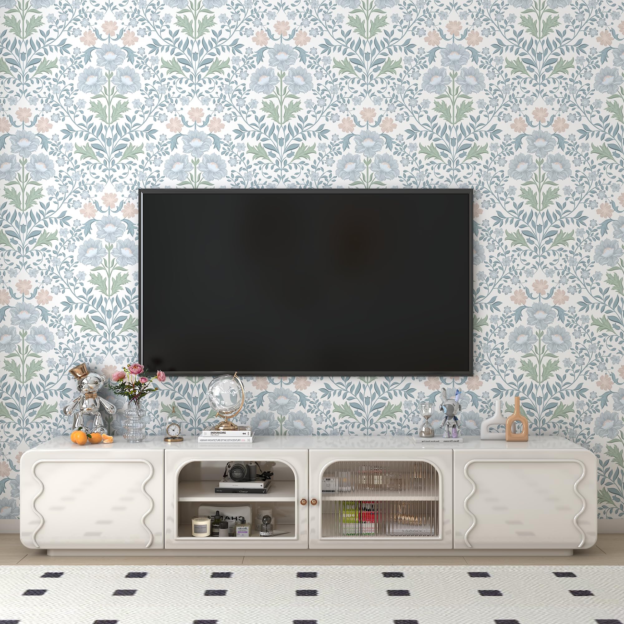 PeonyQueen self-adhesive wallpaper easy to apply and remove cleanly