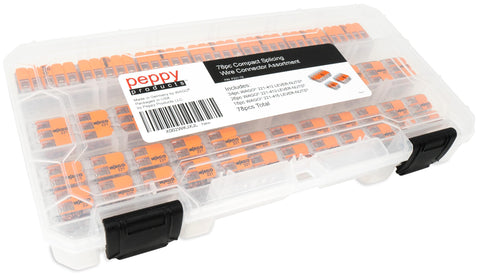 Peppy case keeps all LEVER-NUTS pieces neatly organized.