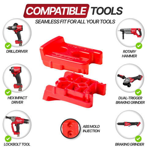 PERCH M18 bit holder keeps bits organized and accessible.