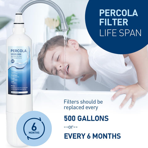 PERCOLA AP Easy C Complete twist-lock design enables fast, sanitary filter changes.