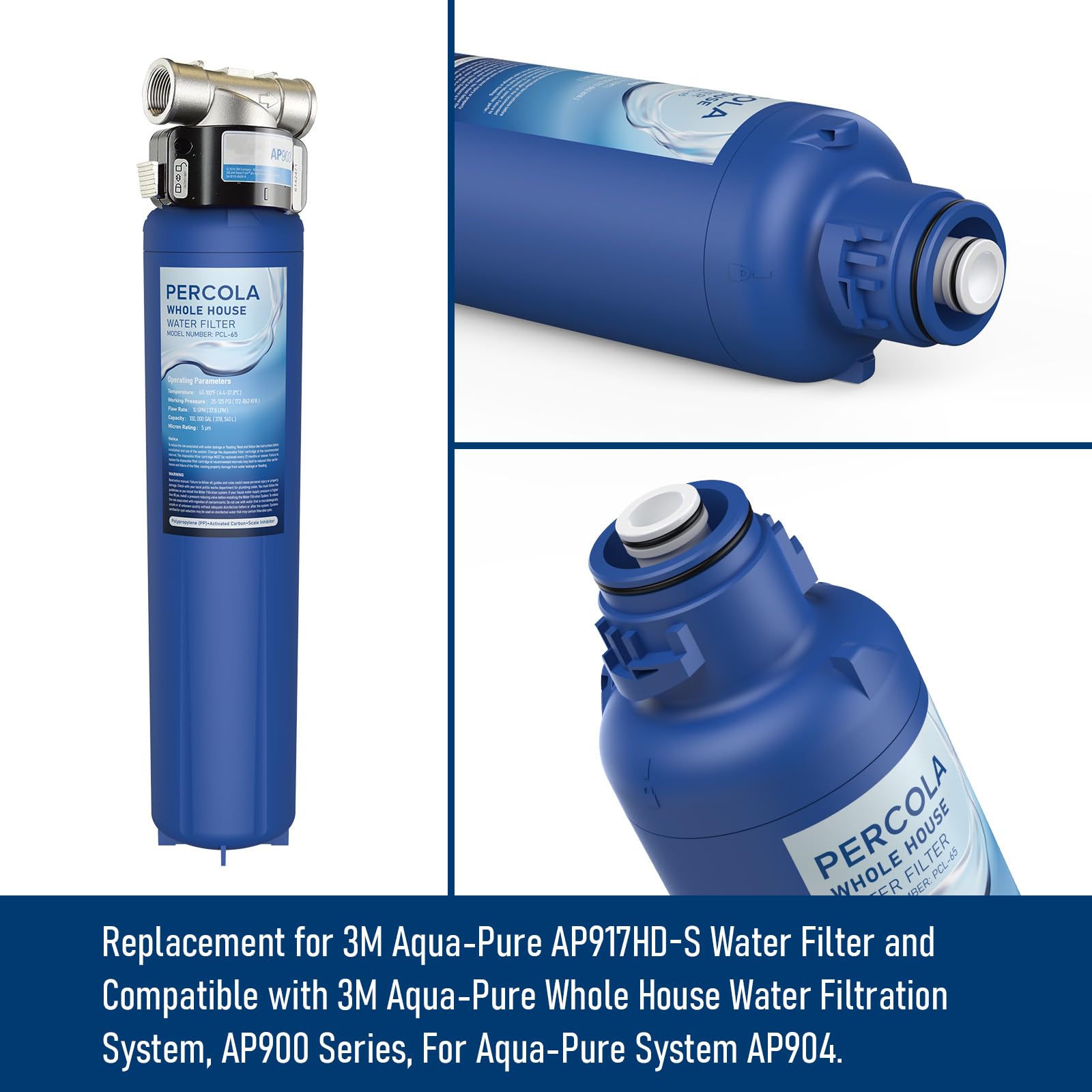 AP917HD-S inside view showing triple-stage filtration for cleaner water
