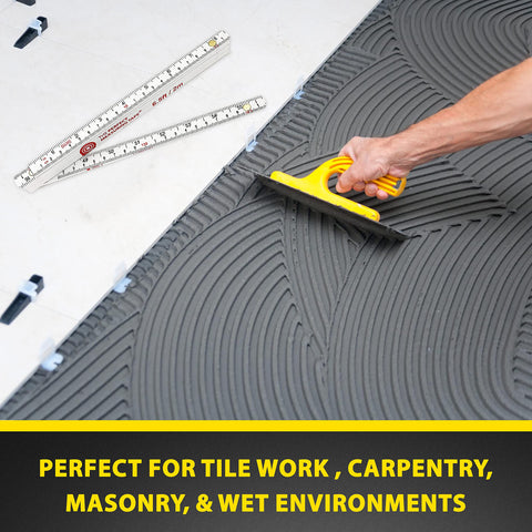 Perfect Measuring Tape FR-72 compact design fits tool belt pockets.