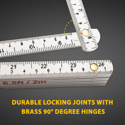 Perfect Measuring Tape FR-72 dual inches and metric scales boost versatility.