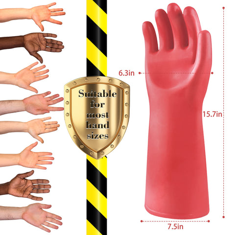 PerfectMart insulating gloves 15.8-inch length for forearm protection