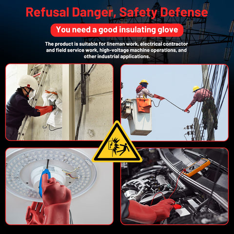PerfectMart insulating gloves rolled cuff for easy removal during work