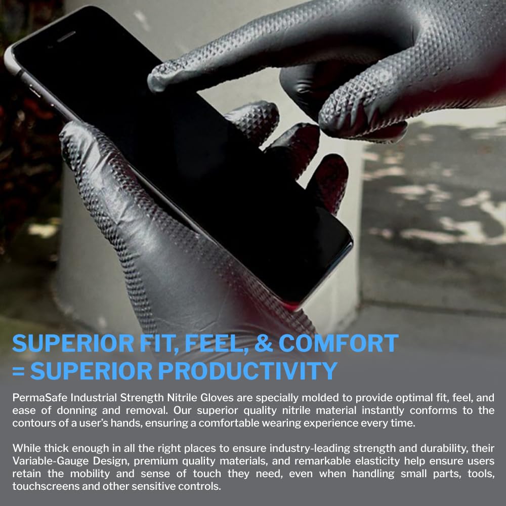 PermaSafe gloves resist grease and fuels in real-world tasks
