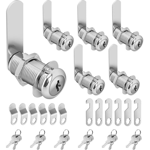 Pertinel cam lock kit for secure cabinet access with single-key operation