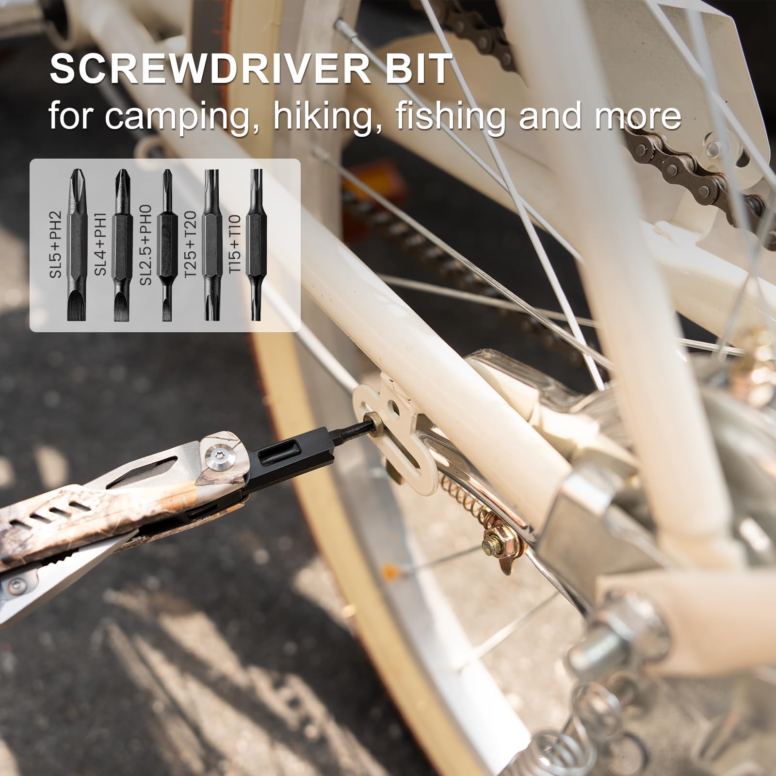PERWIN 26-in-1 knife edge close-up highlighting sharp, durable blade.