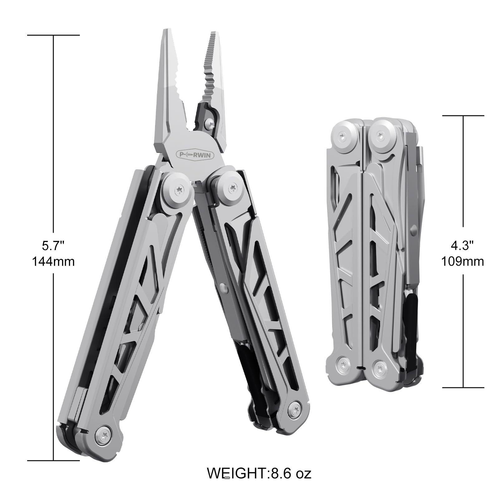 PERWIN flat head bits 3-6 mm for versatile tightening tasks.