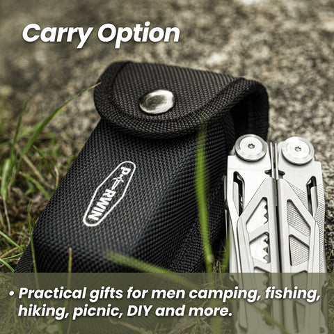 PERWIN nylon sheath for safe, portable carry on belt.
