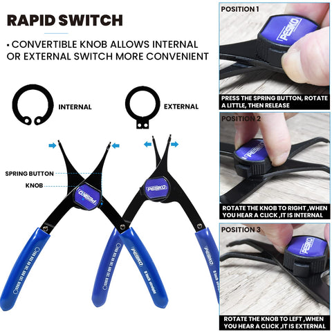 PESIKO ergonomic grips reduce fatigue during extended use.