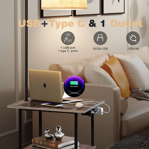 PESRAE LED bulb with 3 temperature options for reading to relaxing tasks