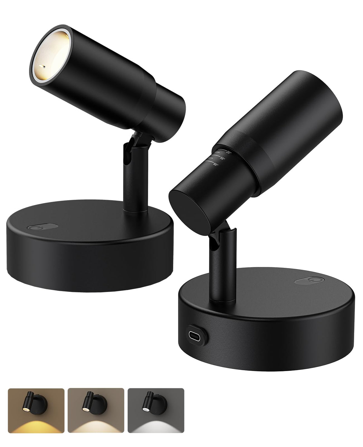 PESUTEN Spot Light remote control adjusts artwork lighting with ease.