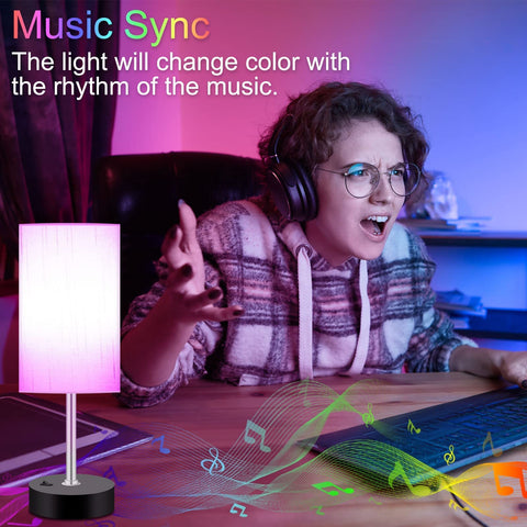 Peteme bedside lamp timer to automate wake up and wind down.