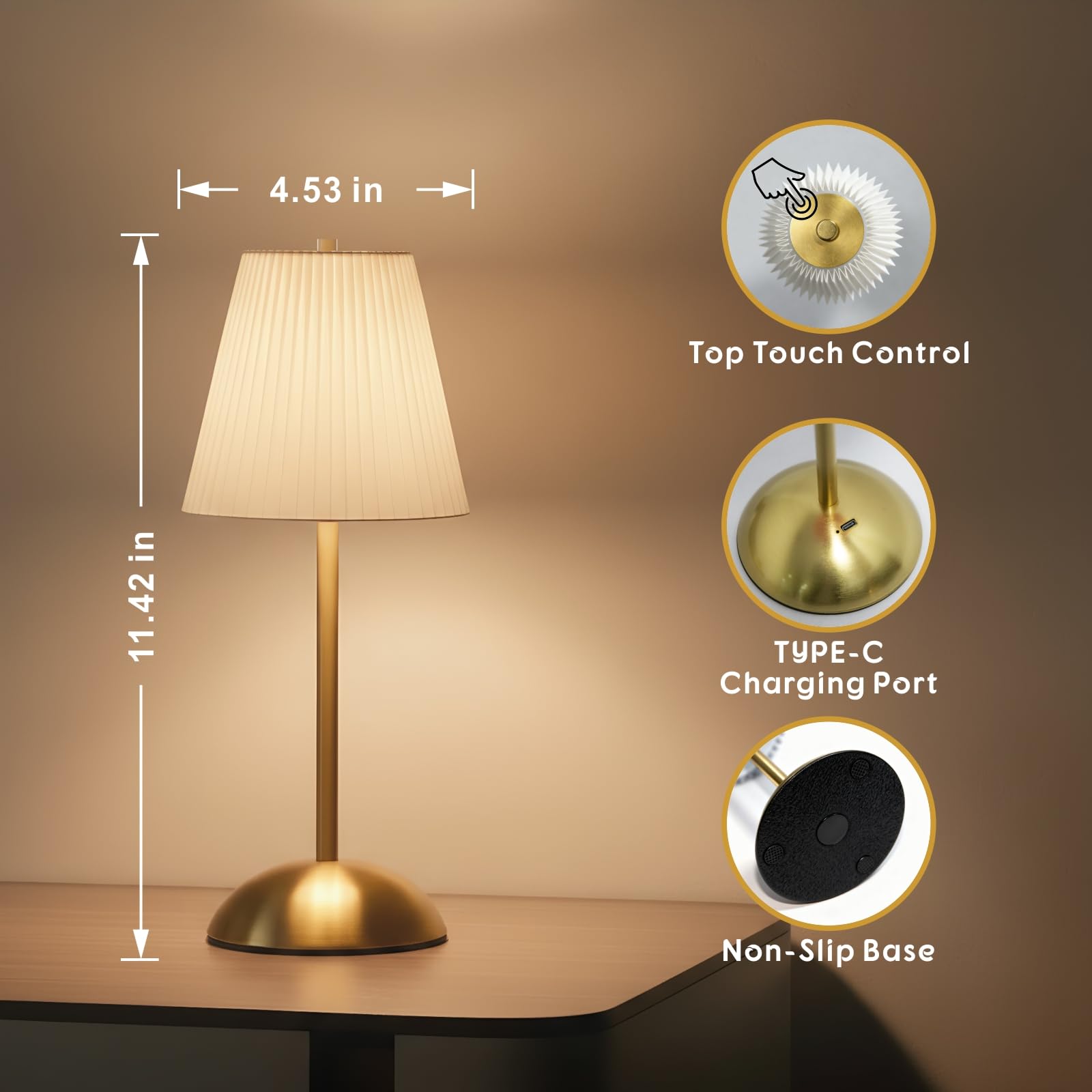 PetiitLyt 3CCT table lamp offering warm to cool light for any activity