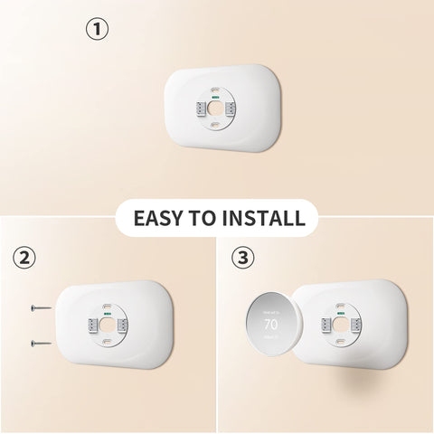 Petrichor Nest Trim Snow easy installation saves time and effort