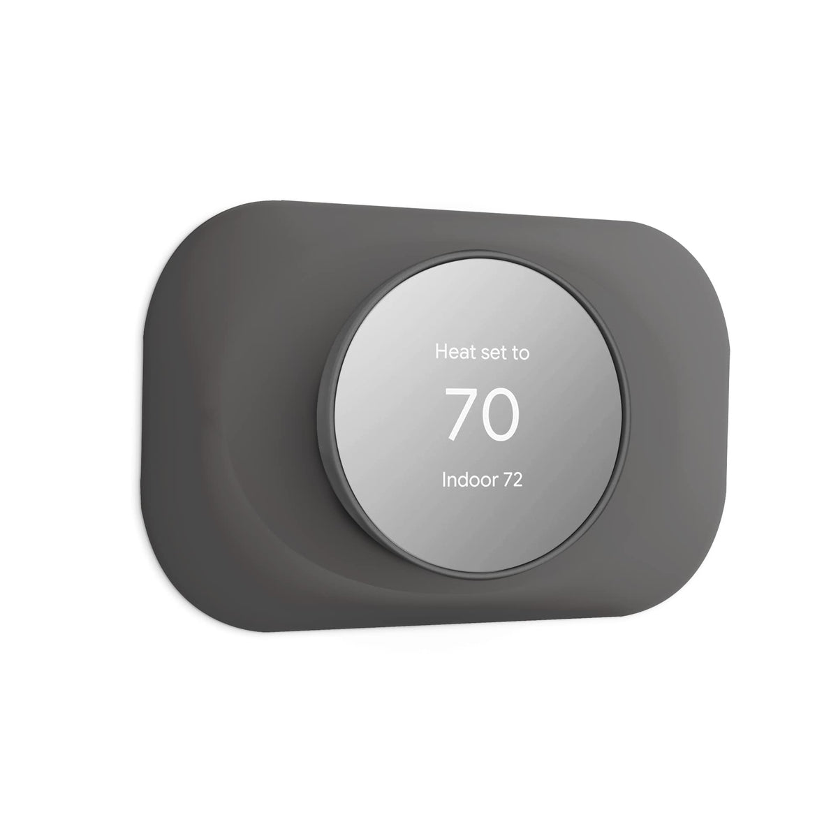 Petrichor Nest wall plate charcoal closeup shows durable finish and clean edges.