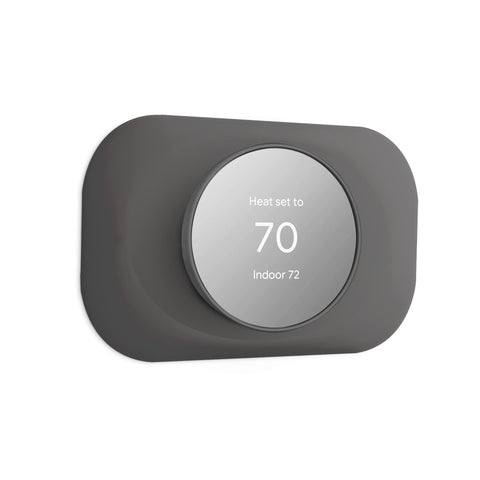 Petrichor Nest wall plate charcoal closeup shows durable finish and clean edges.