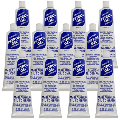 Petrol Gel food-grade lubricant bottle with tasteless formula for safe food equipment.