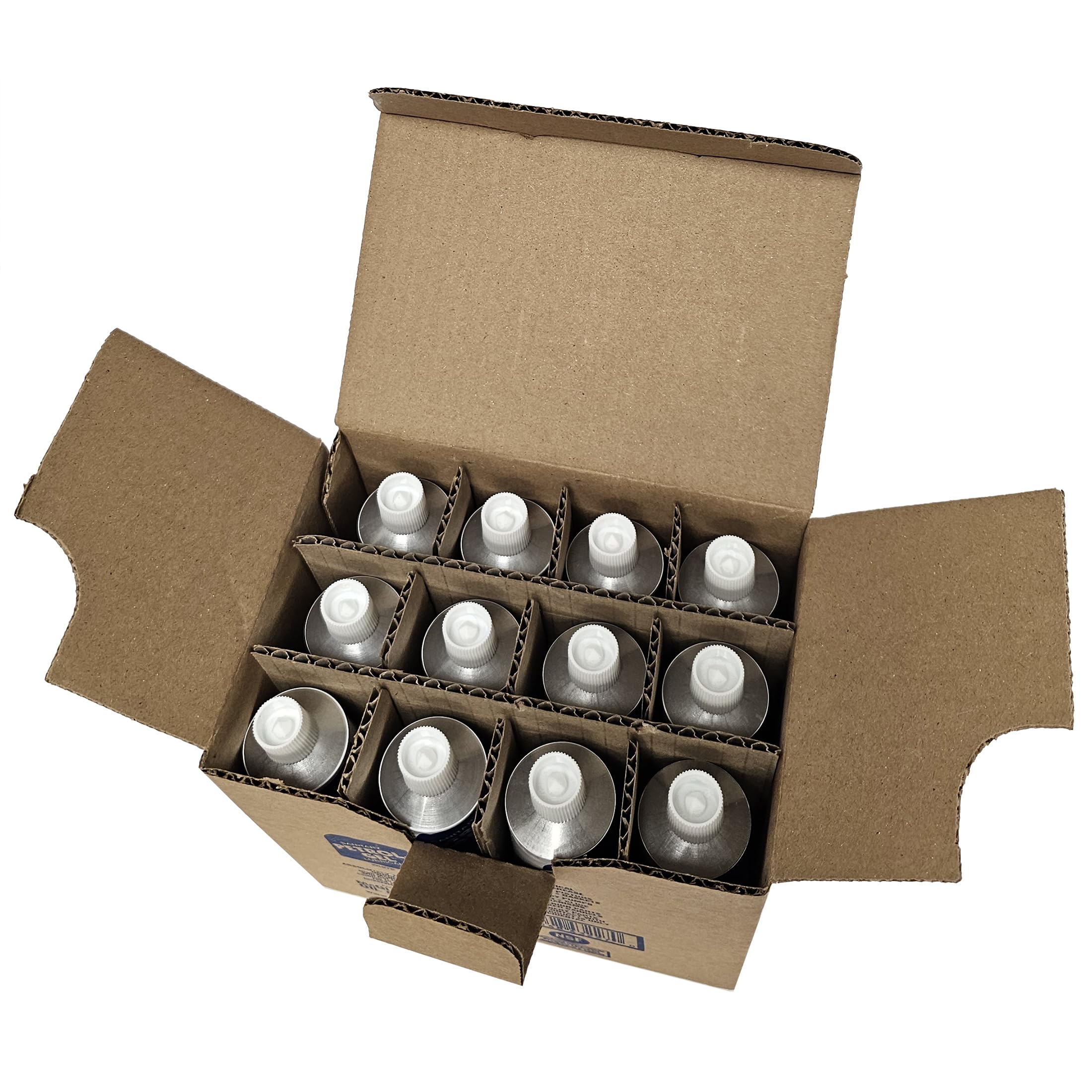 Hygienic packaging helps keep the 12-pack ready for frequent maintenance.