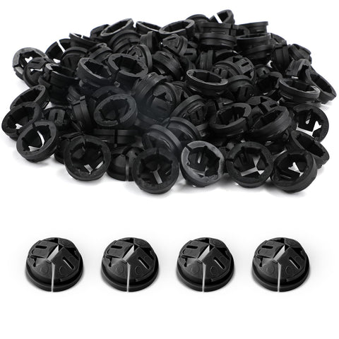 PEUTIER 200pcs push-in cable connectors in black packaging for quick, efficient wiring.