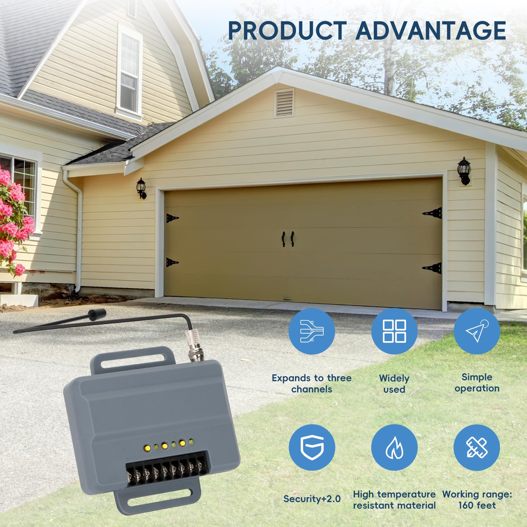 Pevxou 850LM range up to 250 feet for convenient access