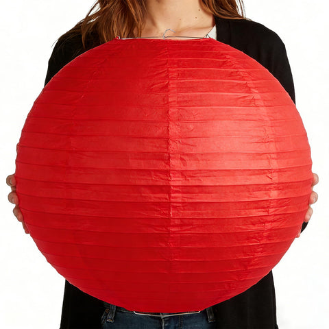 Peywot 10-pack giant red lanterns for bold Lunar New Year decor