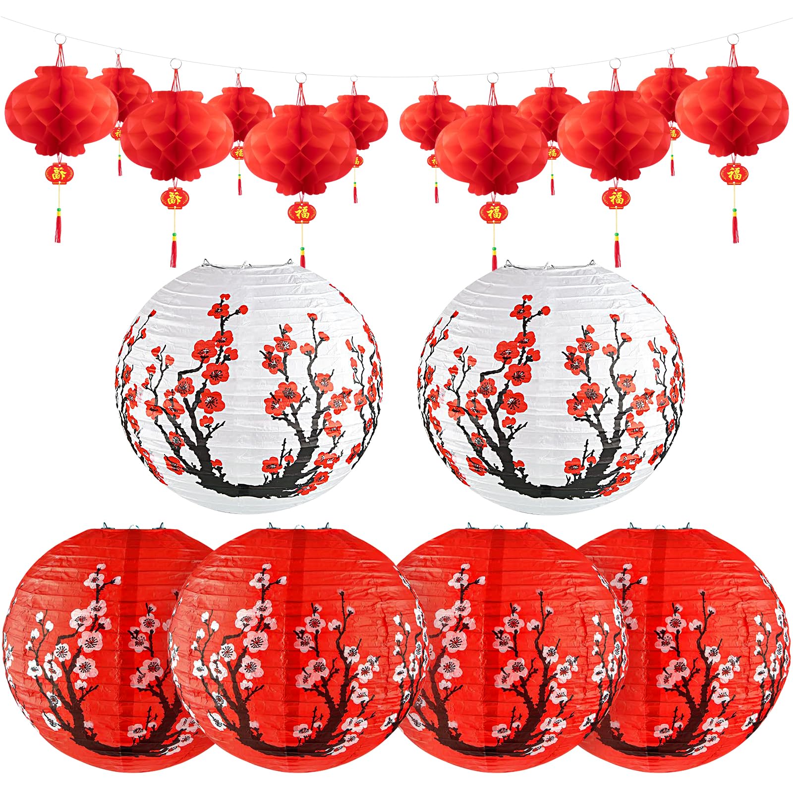 Peywot 18-piece decorations kit ready for Lunar New Year celebrations.